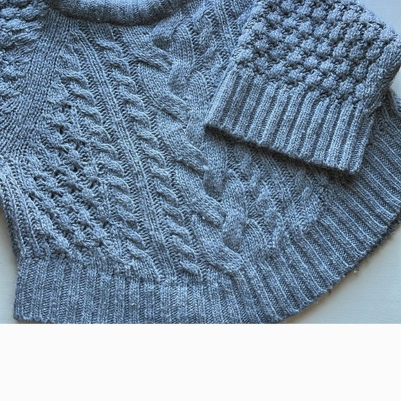 Banana Republic Gray Cable-Knit Crewneck Sweater - Picture 4 of 15